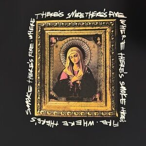 Virgin Mary Black Shirt